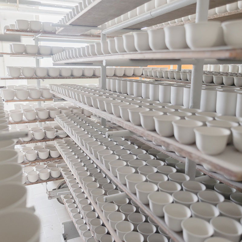cups in storage room