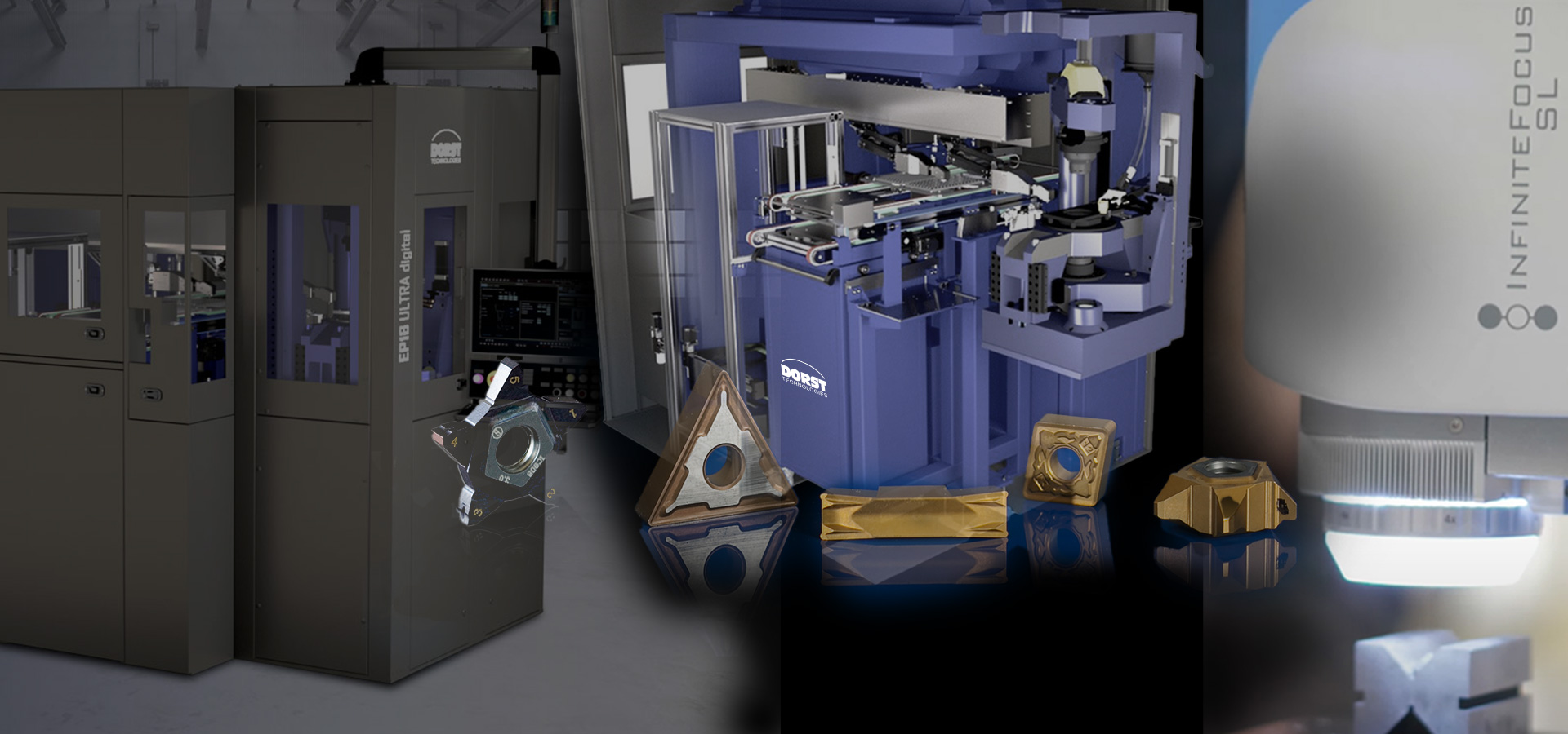 DORST EP18 ULTRA digital press and production system with carbide indexable inserts